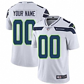 Customized Men & Women & Youth Nike Seahawks White Vapor Untouchable Player Limited Jersey,baseball caps,new era cap wholesale,wholesale hats